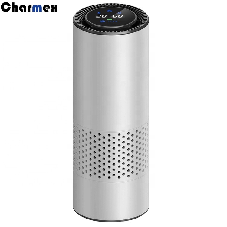 Charmex Car Air Purifier with Filter Portable USB Cleaner Remove Formaldehyde Cigarette Smoke Odor Smart Purifying Device Lonize