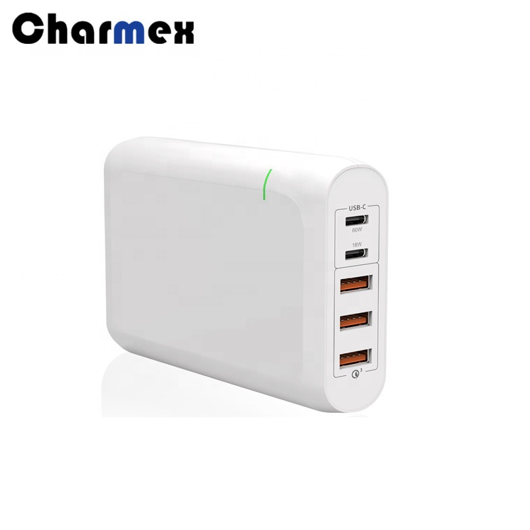 Charmex 100W Laptop TYPE-C Adapter QC4+ Charger Fast Charger New Technology QC4+ Charger